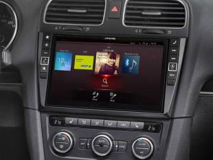Штатное головное устройство Alpine X901D-G6 для Golf 6