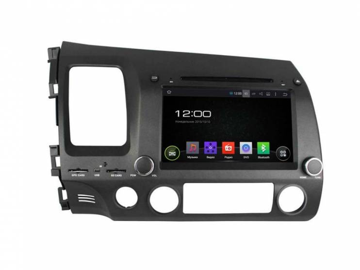 Штатная магнитола FarCar S130 Honda Civic (2006-2012) R044